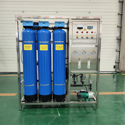 0.5T معکوس آسموز تصفیه آب تصفیه شده 1000l / H ماشین آب خالص صنعتی تجهیزات مستقیم آب آشامیدنی