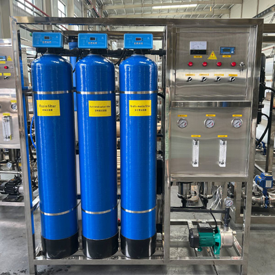 سیستم تصفیه آب از طریق اسموز معکوس 500L / H برای دستگاه ترشح آب