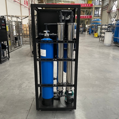500L واحد قطب سیستم اسموز معکوس برای تصفیه آب ماشین تصفیه آب تصفیه آب آشامیدنی
