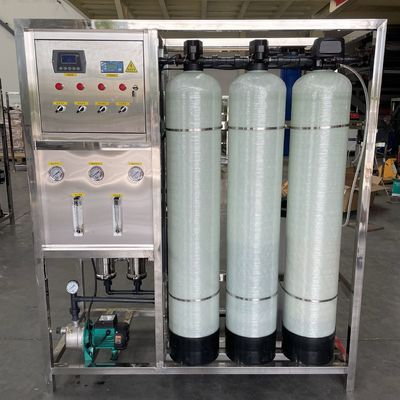 RO آسموز معکوس تصفیه صنعتی دستگاه های تصفیه گیاهان ماشین تصفیه آب 500Lph